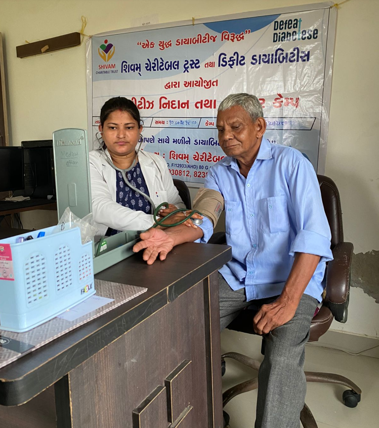 Sugar Check-up Camp at Geratpur Village