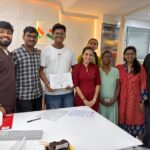 Manav Makrand Devrukhkar, the First Intern at Shivam Charitable Trust, with Dr. Prakash H. Kurmi, Soniya Khanna, and the Shivam Charitable Trust team after successfully completing his internship.