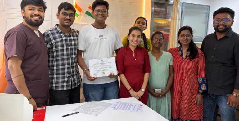 Meet the1 First Intern at Shivam Charitable Trust: Manav Devrukhkar’s Inspiring Journey