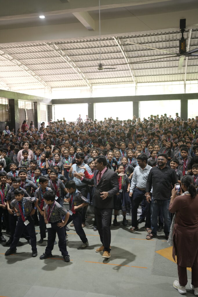 Healthy Lifestyle Awareness Program at Anand Niketan School Maninagar by Shivam Charitable Trust