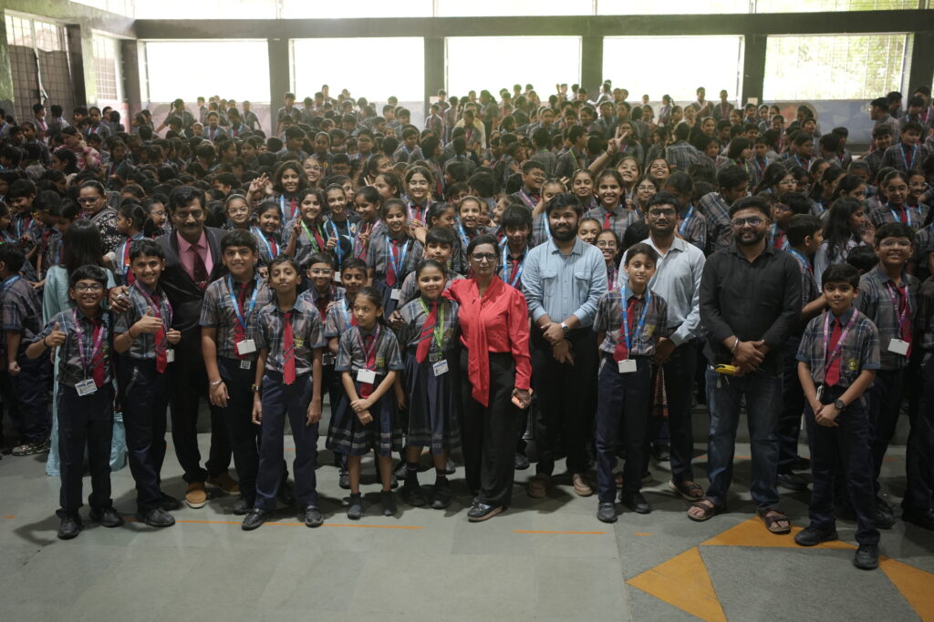 Healthy Lifestyle Awareness Program at Anand Niketan School Maninagar by Shivam Charitable Trust