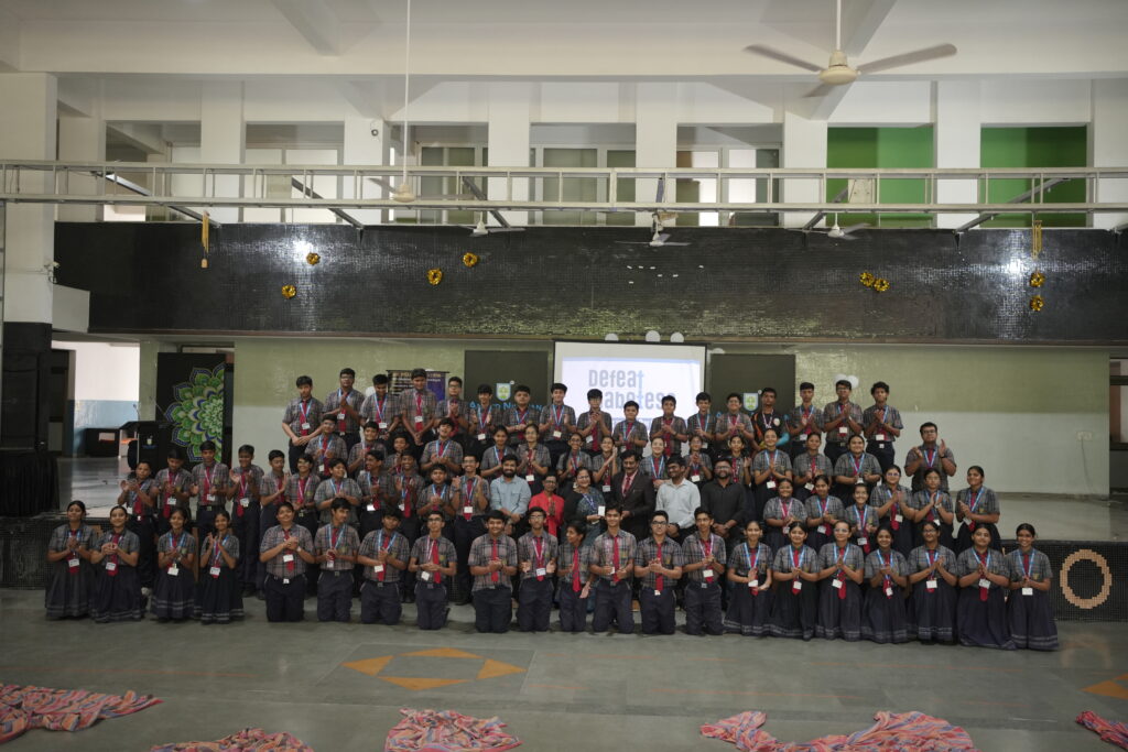 Healthy Lifestyle Awareness Program at Anand Niketan School Maninagar by Shivam Charitable Trust