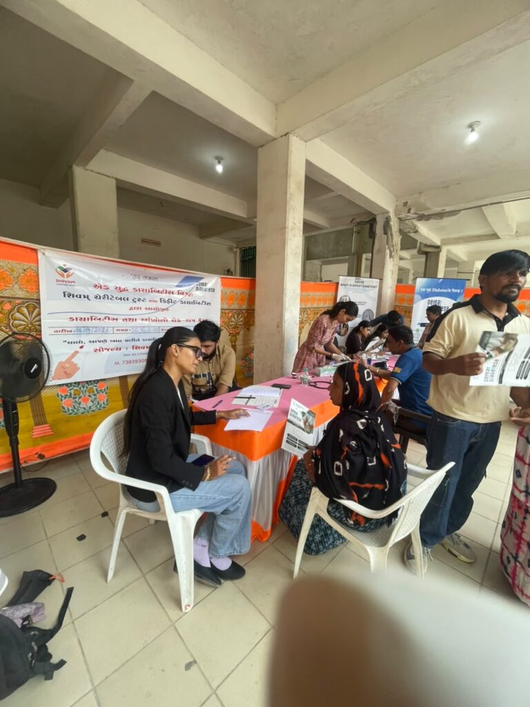 Free Health Awareness Camp - Shivam Charitable Trust Aditya Society