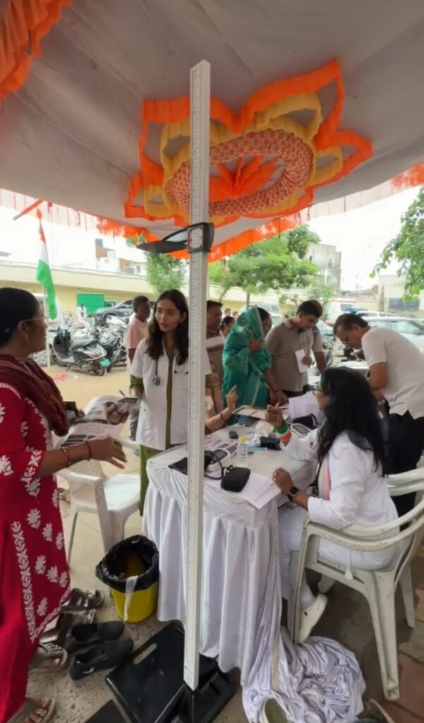 15 August Free Health Camp - Shivam Charitable Trust