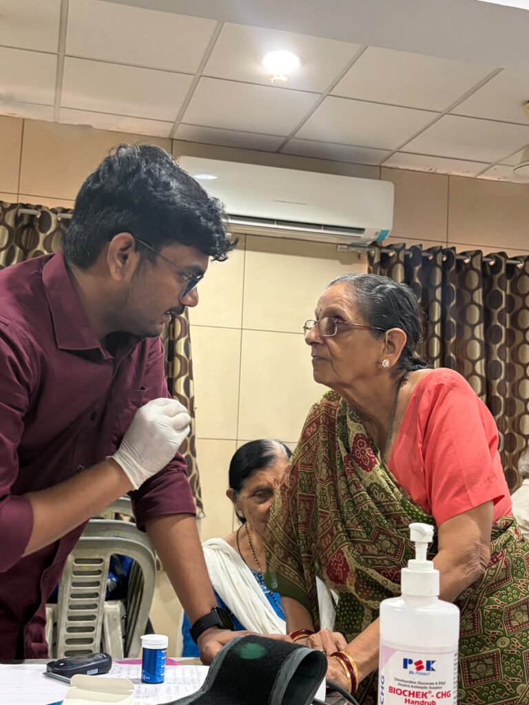 Jeevan Sandhya Old Age Home Health Camp by Shivam Charitable Trust