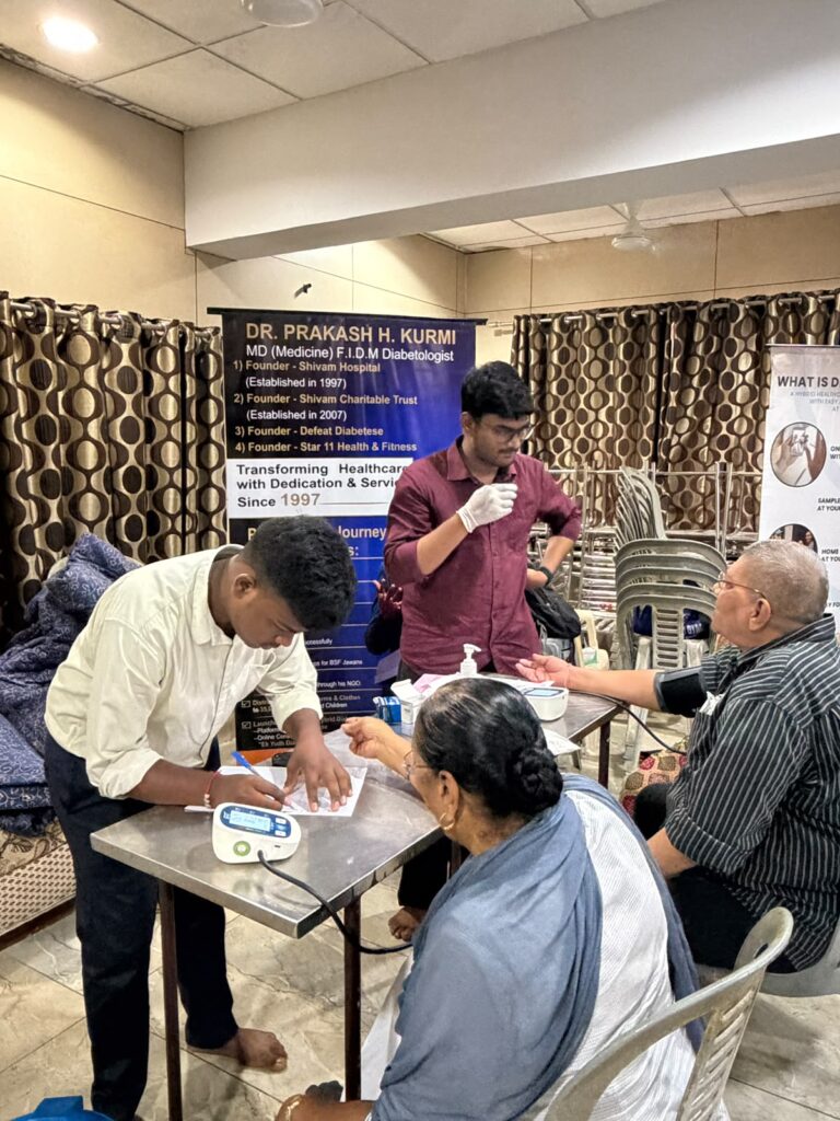 Jeevan Sandhya Old Age Home Health Camp by Shivam Charitable Trust