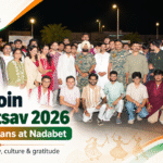 Sharadotsav 2026 at Nadabet celebration with BSF jawans organized by Shivam Charitable Trust