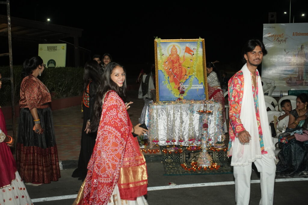 Sharadotsav 2026 at Nadabet celebration with BSF jawans organized by Shivam Charitable Trust