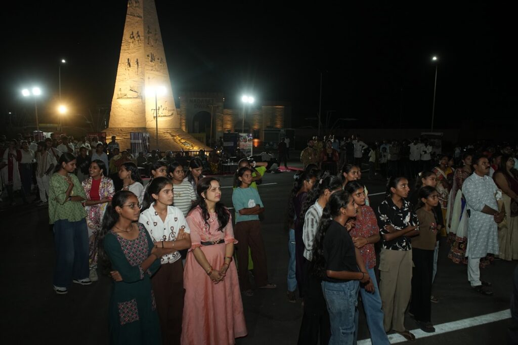 Sharadotsav 2026 at Nadabet celebration with BSF jawans organized by Shivam Charitable Trust