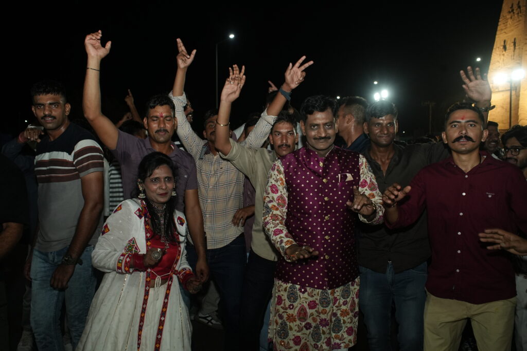 Sharadotsav 2026 at Nadabet celebration organized by Shivam Charitable Trust with BSF jawans