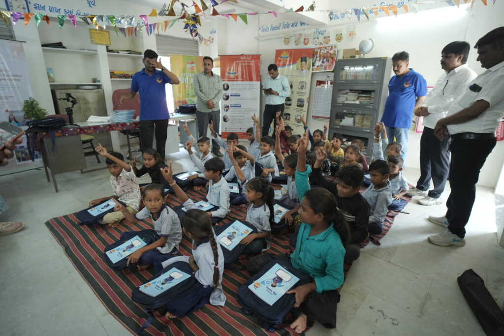 Learning tools for children including school bags, notebooks and educational supplies to support quality education
