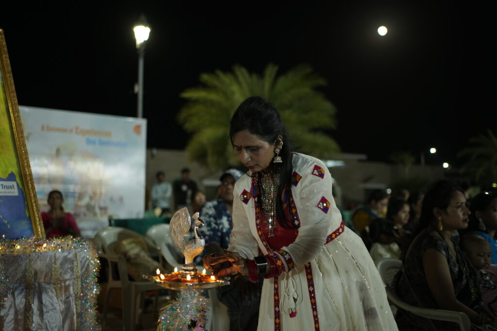 Sharadotsav 2026 at Nadabet celebration organized by Shivam Charitable Trust with BSF jawans