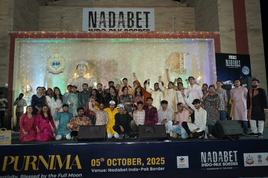 Sharad Purnima at Nadabet Border Garba celebration by Shivam Charitable Trust